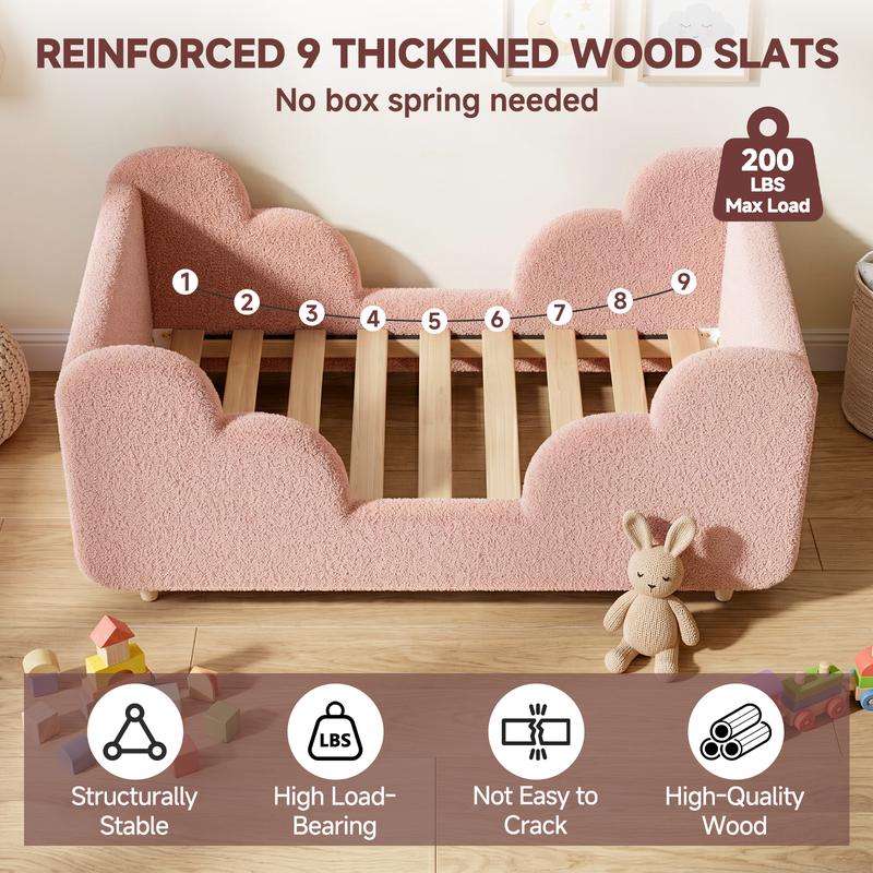 Princess Cloud Toddler Bed