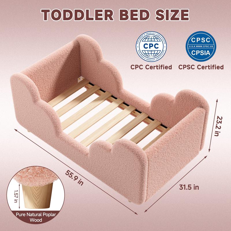 Princess Cloud Toddler Bed